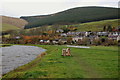 Walkerburn from the riverside path in EH43 6AY