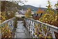 Footbridge over the Leithen Water in Innerleithen