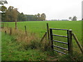 Gate on North Downs Way in Waldershare Park in CT15 5BD