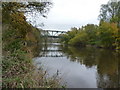 Beside the Severn; the bridge to the old Ironbridge A power station in TF8 7BJ