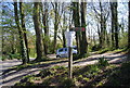 Car park in the trees, Folkington in BN26 5SD
