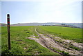 Footpath to the scarp slope of the South Downs in BN26 5SB