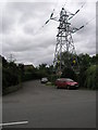Pylons Through the Houses in NG34 9XG