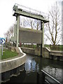 Bottisham Lock - gate raised in CB25 9PX