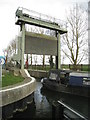 Entering Bottisham Lock in CB25 9PX