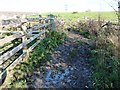 Muddy footpath near Hey Beck in WF2 0SD