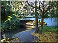 Riverside path, Ponteland Park in NE20 9XF