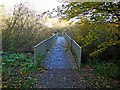 Millennium footbridge, Ponteland Park in NE20 9HL