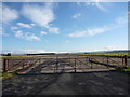 East Lothian Landscape : Crossing the Runway at East Fortune Airfield in EH39 5LF