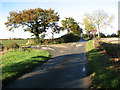 Burntoak Lane meets Mill Road, Alburgh in IP20 0DS