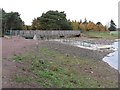 The outflow from Harlaw Reservoir in EH14 7BF