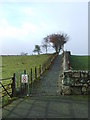 Footpath To The War Memorial in LL41 4SP