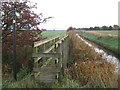 Footbridge on Newchurch Lane in TN29 0DQ