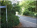 A3055 in Niton, junction with Coastal Footpath in PO38 2BB