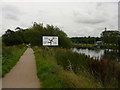Approaching a major canal junction on the River Trent in NG10 1HX
