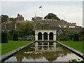 Water garden at Walmer Castle, Deal in Walmer