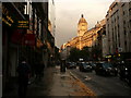 View east along High Holborn from Southampton Row in WC1X 8NX