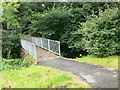 Footbridge over Nant y Ffynnon from Coed Coch Road to Ddol Ddu in LL29 8EX