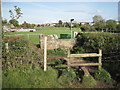 Stile at the Mundy playing fields in BS35 2BL