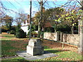 Remains of the village cross in Brampton in PE28 4RA