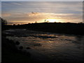 Sunset over the River Bladnoch in DG8 0BY