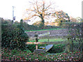 Stile and plank bridge over a ditch, Cobbler's Green in Bedingham