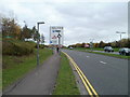 Approaching San Andreas Roundabout, Cribbs Causeway, Bristol in BS10 7UG