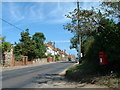 Coast road at Brancaster Staithe, north  Norfolk. in Brancaster Staithe