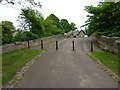 Old bridge over the River Aln, south west of Lesbury in Hipsburn