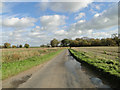 Glebe Road Tivetshall St Mary from Gissing in IP22 5UX