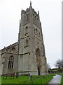 Tower, St Mary's Church, Bruton in BA10 0BU