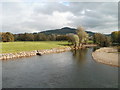 River Usk and Castle Meadows, Abergavenny in NP7 9LJ