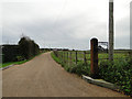 Entrance to Hall Farm, Redisham in NR34 8NY