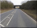 B4494 heads under the M4 bridge in RG20 8UG