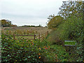 Recently fenced field in SS16 5SJ
