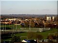 Looking towards Watnall from Kimberley cemetery in NG16 2QB