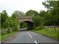Railway bridge over Woodgate Lane in LS17 0DB