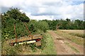 Bridleway and derelict flat-bed in IP27 9AZ