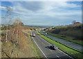 A41 from Chiltern way footbridge in HP1 2RN
