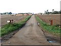 Private road to Cunnington's Barn, Shouldham in PE33 9FA