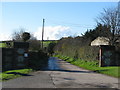 Track to Luccombe Farms in DT11 0BD