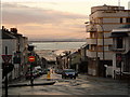 Ryde: looking down George Street towards the hovercraft in PO33 2JF