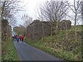 Bridge abutments on the old "Wannie" line in NE48 2SH