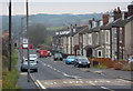 Houses along Clowne Road in Stanfree in S44 6AW