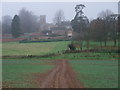 Approaching Ashby St Ledgers on the Jurassic Way in Ashby St. Ledgers