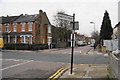 The junction of Argyle Road with Vicarage Road in N17 0NU