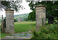 Gate piers, Bitterley in SY8 3HJ