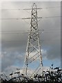 A pylon standing proud at Hinton Blewett in BS39 5AJ