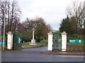 Entrance to Ridrie Park Cemetery in G33 2BG