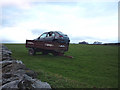 Peugeot in a trailer, Todgill Farm in Ireby